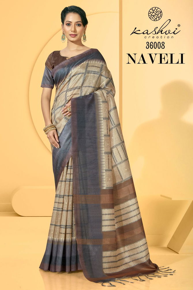 Kashvi Naveli Handloom Silk Wholesale Designer Sarees Catalog